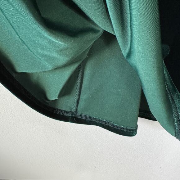 Vtg Scott McClintock Dress Women 8 Green Velvet Full Length Elegant Old Money - Picture 5 of 9